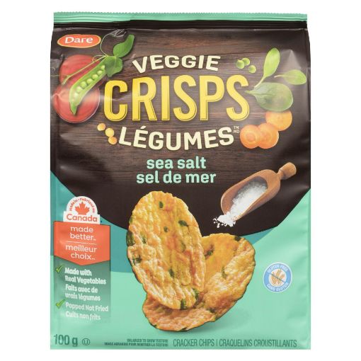Picture of DARE VEGGIE CRISPS - SEA SALT 100GR