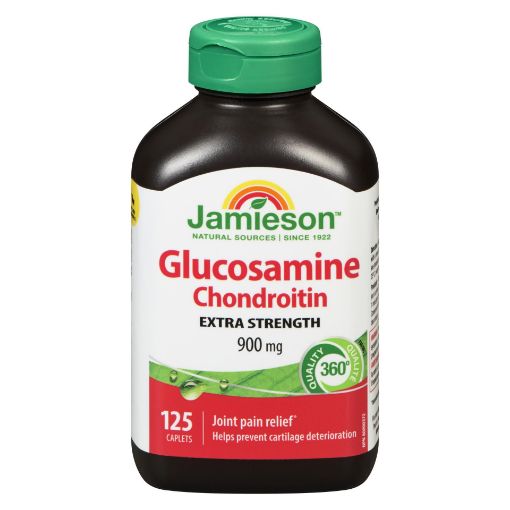 Picture of JAMIESON GLUCOSAMINE/CHONDROITIN SULFATE 900MG CAPLET 125S                 