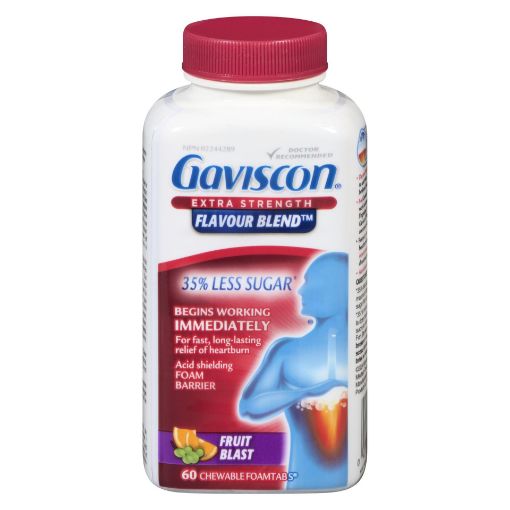 Picture of GAVISCON EXTRA STRENGTH - FLAVOUR BURST 60S