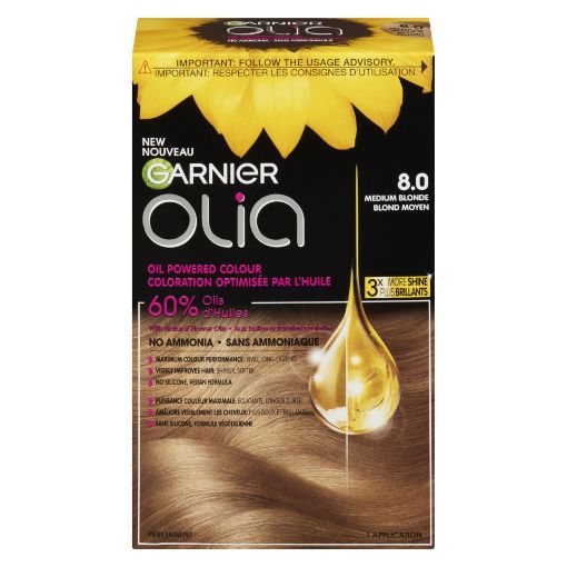 Picture of GARNIER OLIA HAIR COLOUR - MEDIUM BLONDE #8