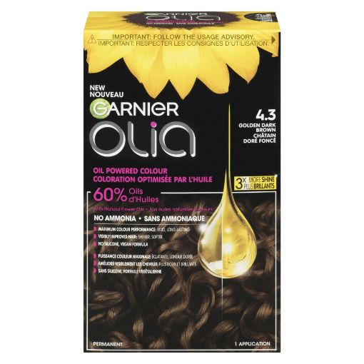 Picture of GARNIER OLIA HAIR COLOUR - GOLDEN DARK BROWN 4.3