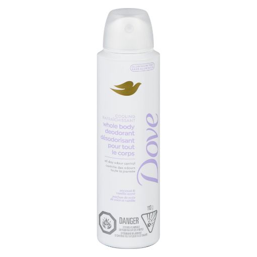 Picture of DOVE WHOLE BODY DEODORANT SPRAY COCONUT + VANILLA 113GR
