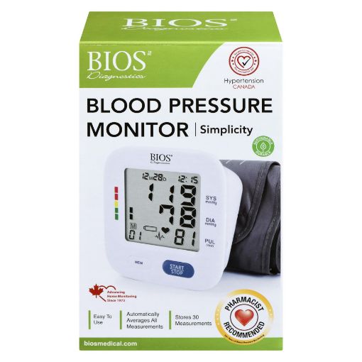 Picture of BIOS DIAGNOSTICS BLOOD PRESSURE MONITOR - SIMPLICITY