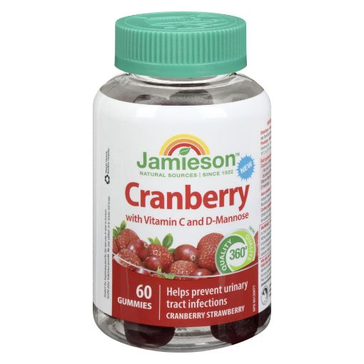 Picture of JAMIESON CRANBERRY COMPLEX + VIT C AND D GUMMIES 60S