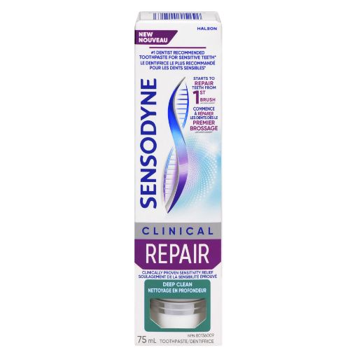 Picture of SENSODYNE CLINICAL REPAIR TOOTHPASTE - DEEP CLEAN 75ML