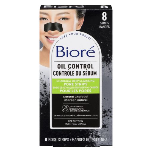 Picture of BIORE CHARCOAL PORE STRIPS 8S                                              