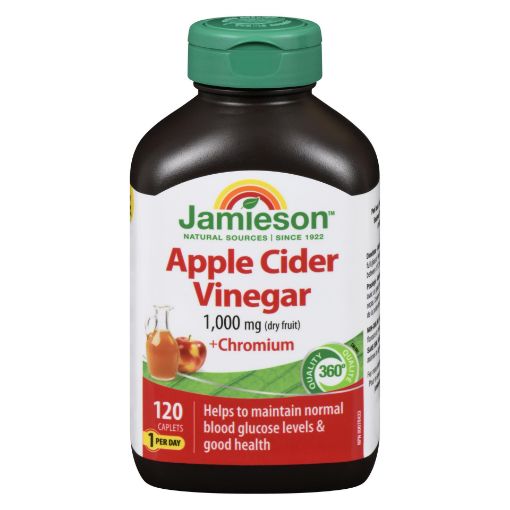 Picture of JAMIESON APPLE CIDER VINEGAR 1000MG CAPSULES 120S
