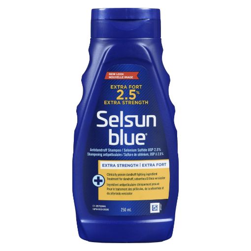 Picture of SELSUN BLUE 2.5% EXTRA STRENGTH TREATMENT 250ML