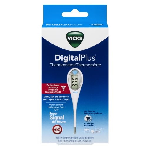 Picture of VICKS 30S DIGITAL THERMOMETER - W/LARGE DISPLAY                            
