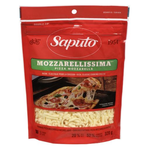 Picture of SAPUTO PIZZA MOZZARELLA - SHREDDED CHEESE 320GR 