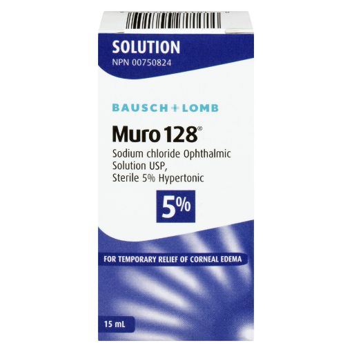 Picture of BAUSCH and LOMB - MURO 128 SOLUTION 5% 15ML