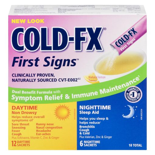 Picture of COLD-FX FIRST SIGNS - COMBO (12 DAY/6 NIGHT) SACHET 18S