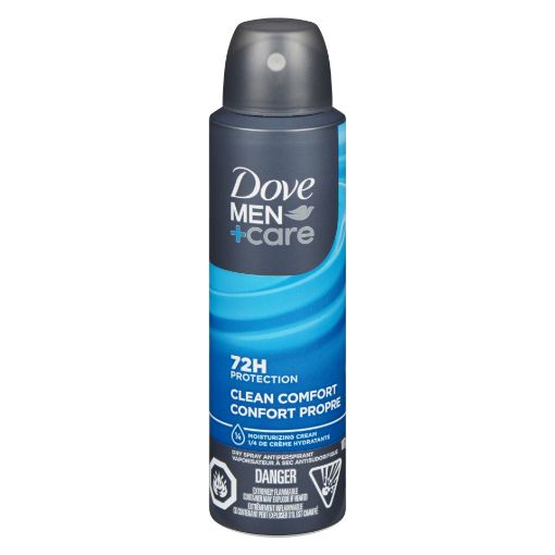 Picture of DOVE MEN+CARE ANTIPERSPIRANT DRY SPRAY - CLEAN COMFORT 107GR               