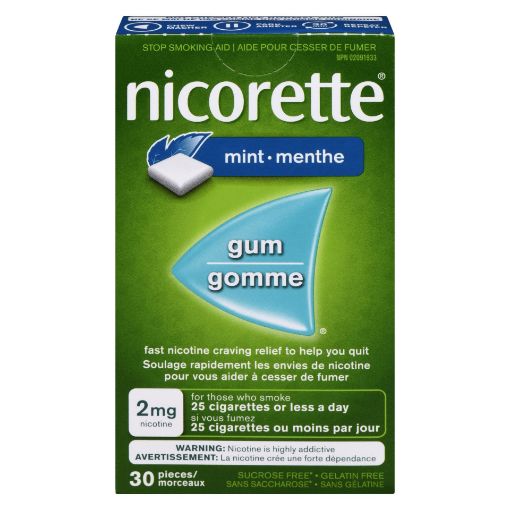 Picture of NICORETTE GUM - EXTREME CHILL MINT 2MG 30S                                 