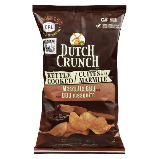Picture of DUTCH CRUNCH KETTLE CHIPS - MESQUITE BBQ 200GR