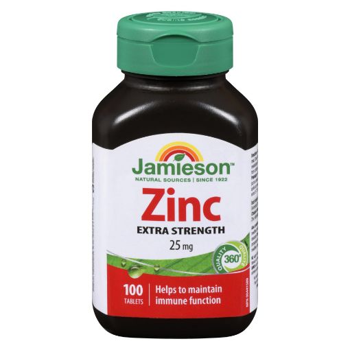 Picture of JAMIESON ZINC 25MG TABLET 100S                                             