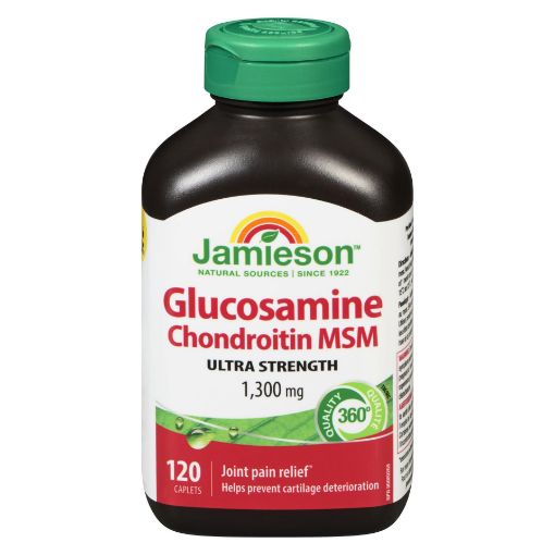 Picture of JAMIESON GLUCOSAMINE/CHONDROITIN CAPLET 1300MG 120S