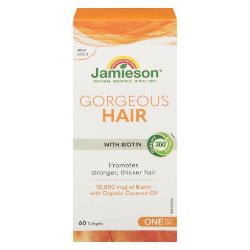 Picture of JAMIESON GORGEOUS HAIR GELCAPS 60S                                         