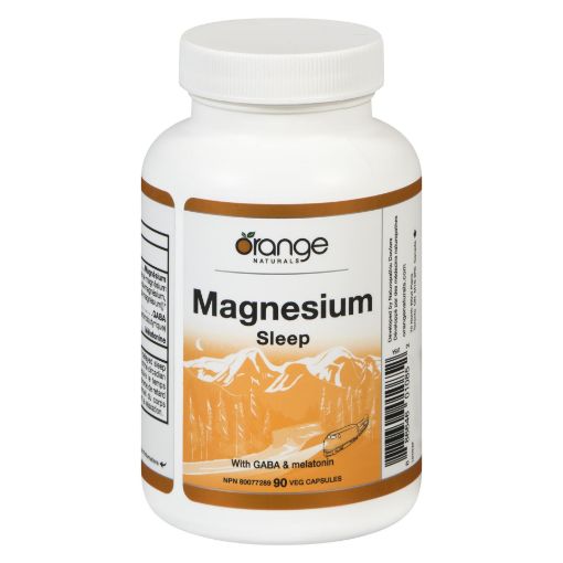 Picture of ORANGE NATURALS SLEEP - MAGNESIUM+GABA+MELATONIN 90S                       