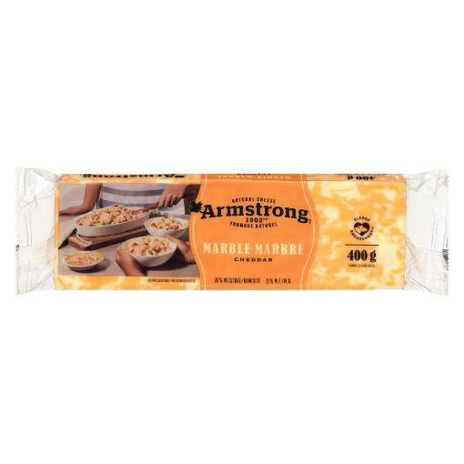 Picture of ARMSTRONG CHEESE - MARBLE CHEDDAR 400GR
