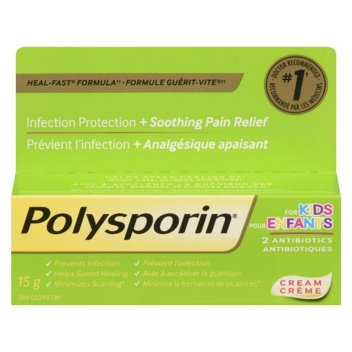 Picture of POLYSPORIN KIDS ANTIBIOTIC CREAM 15GR