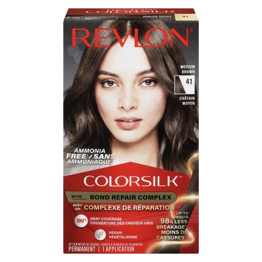 Picture of REVLON COLORSILK BOND REPAIR HAIR COLOUR - MEDIUM BROWN