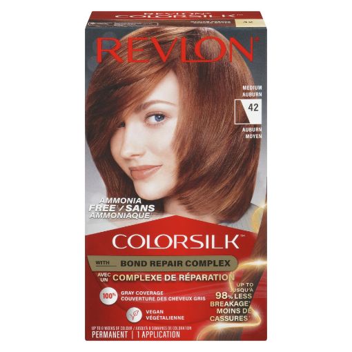 Picture of REVLON COLORSILK BOND REPAIR HAIR COLOUR - MEDIUM AUBURN
