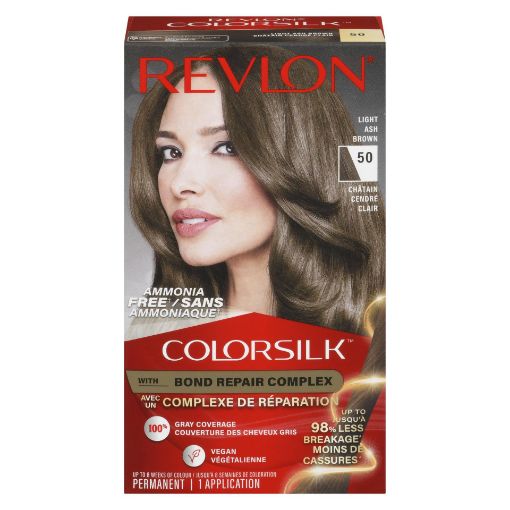 Picture of REVLON COLORSILK BOND REPAIR HAIR COLOUR - LIGHT ASH BROWN
