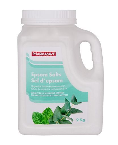 Picture of PHARMASAVE EPSOM SALTS - JUG - EUCALYPTUS SPEARMINT 2KG