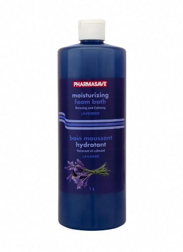 Picture of PHARMASAVE FOAM BATH - LAVENDER - ROUND 1LT
